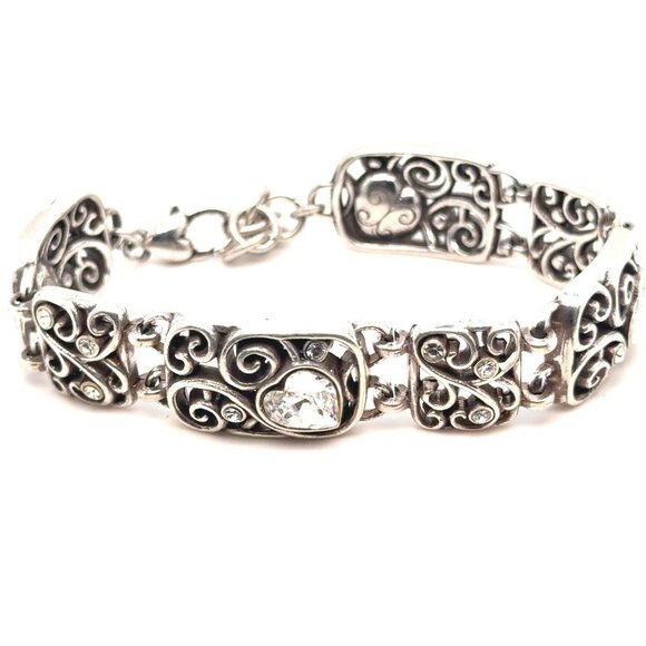 Brighton Heart Cz Scroll Bracelet - Picture 1 of 6
